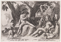 KG 02481
<br/>
Metamorfosen: Mercurius en Argus
<br/>
<em>Anoniem NL (16de - 17de eeuw)</em>